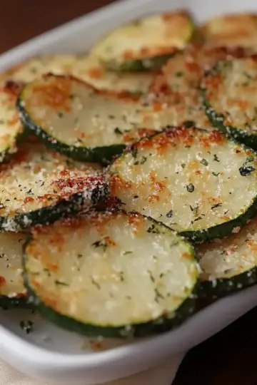 Garlic Parmesan Zucchini Chips