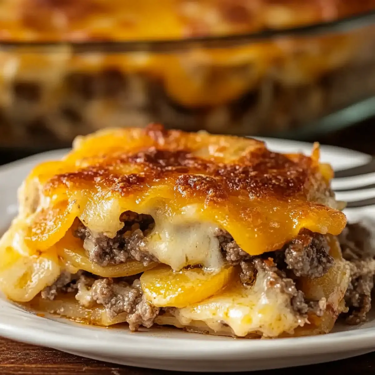 Hamburger Potato Casserole