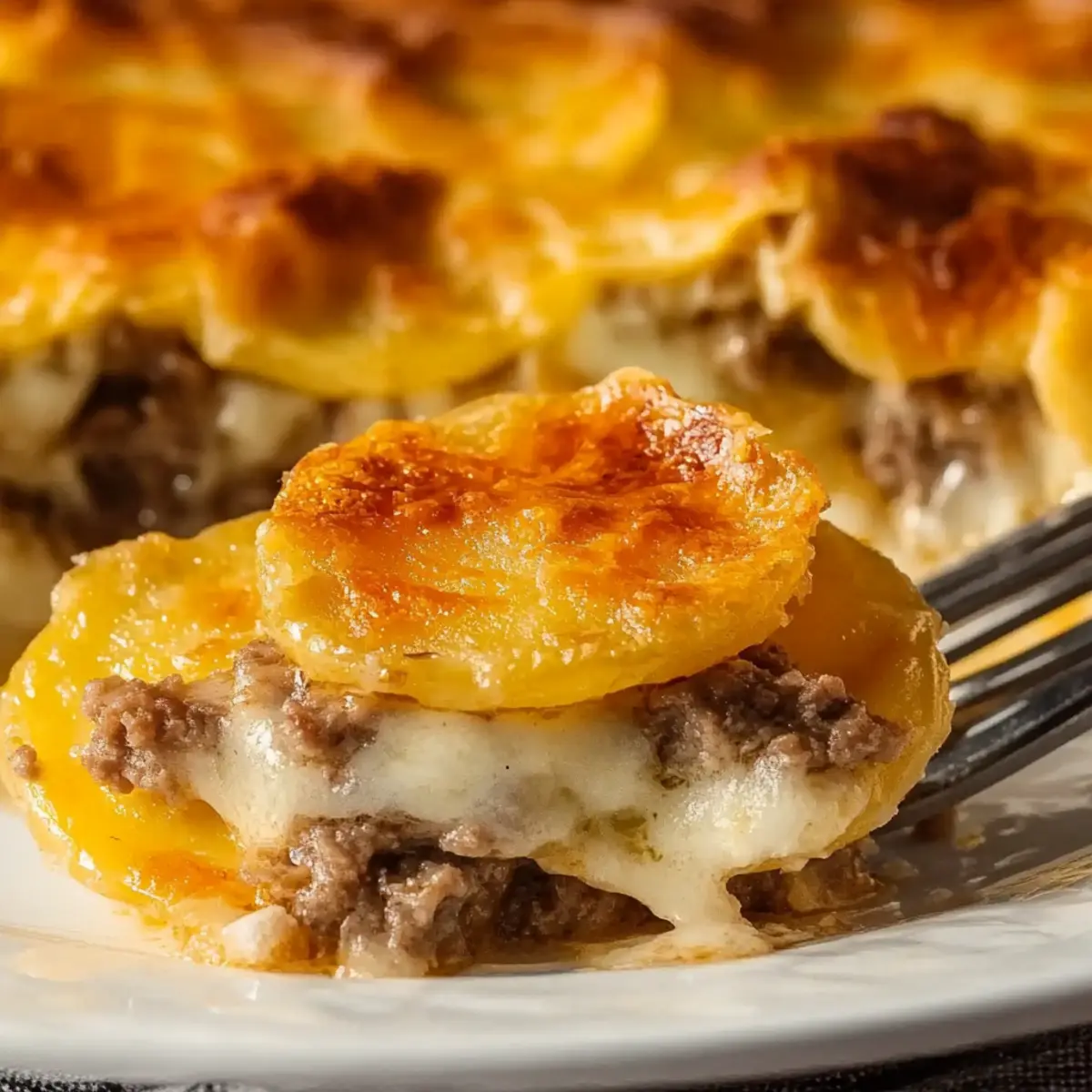 Hamburger Potato Casserole