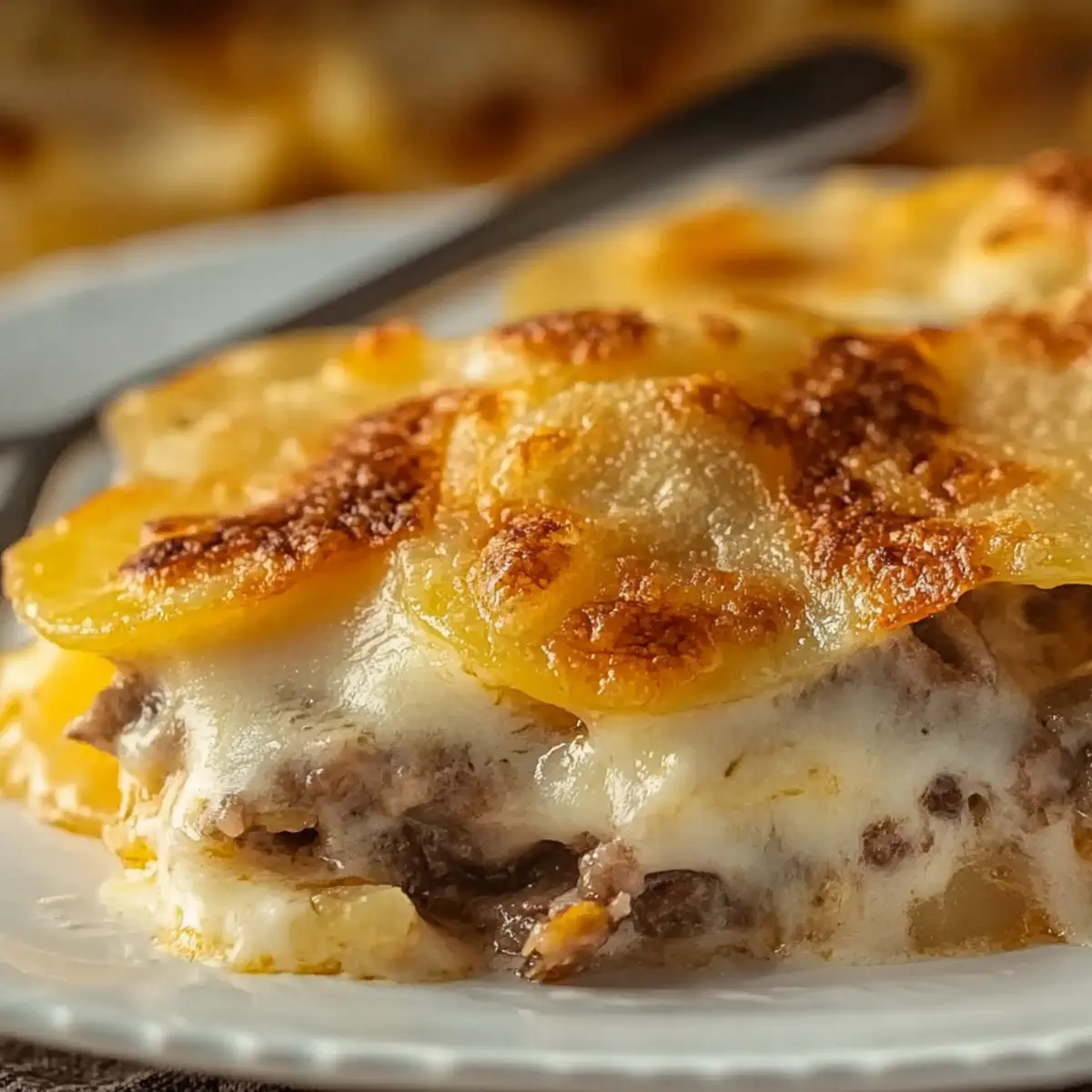 Hamburger Potato Casserole