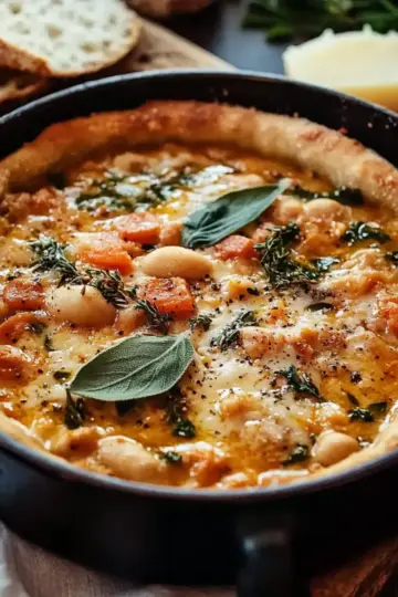 Hearty Tuscan White Bean Soup