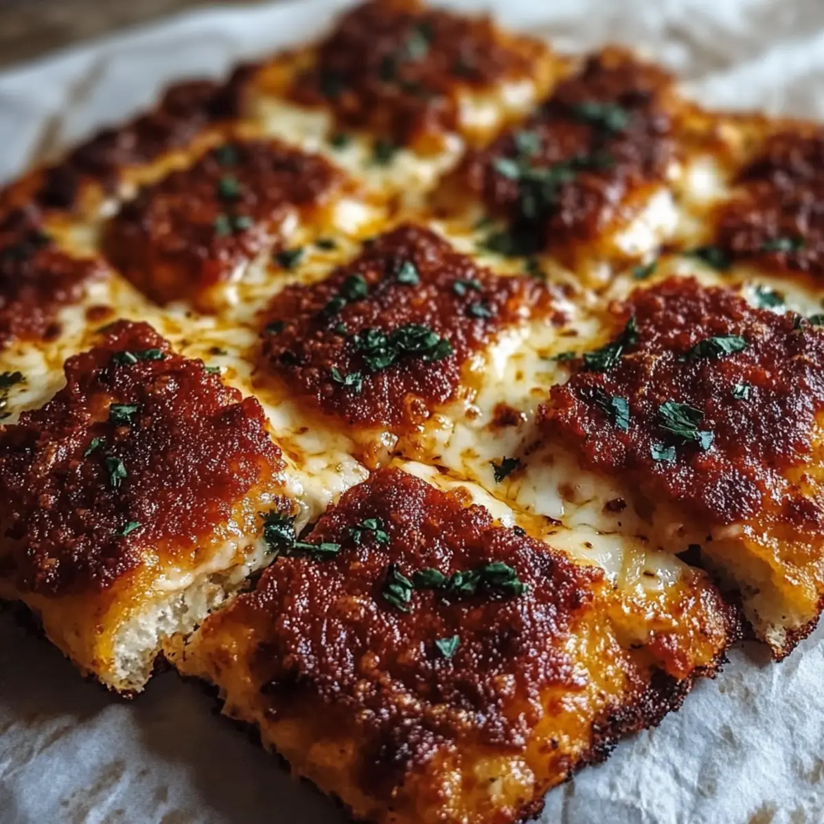 High-Protein Chicken Crust Pizza