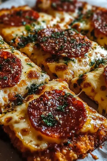 High-Protein Chicken Crust Pizza