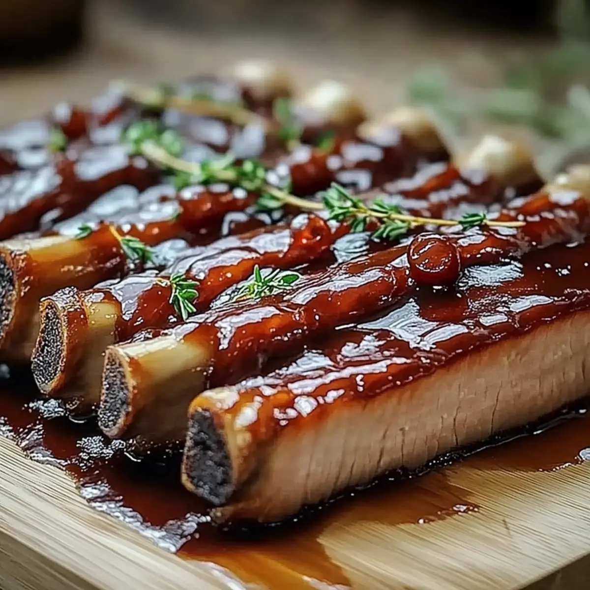 Honey Beer Braised Baby Back Ribs