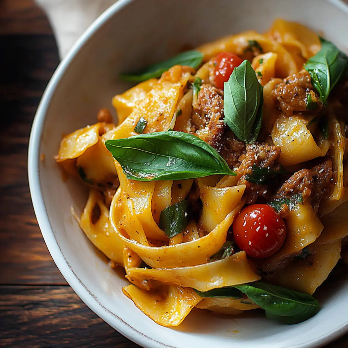 Italian Drunken Noodles