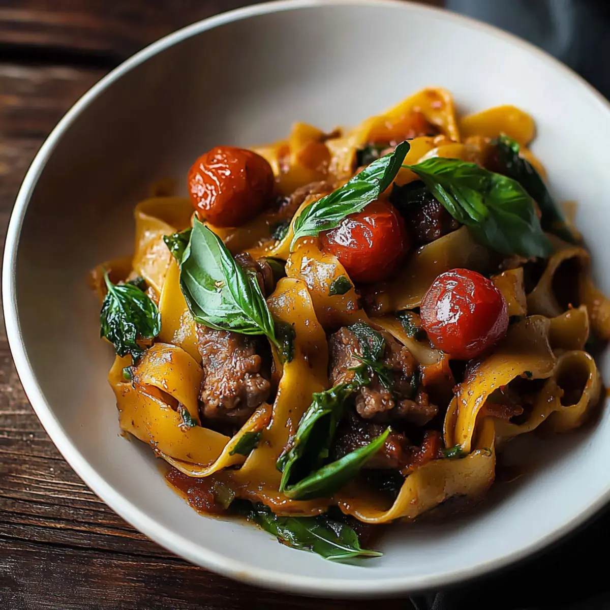 Italian Drunken Noodles