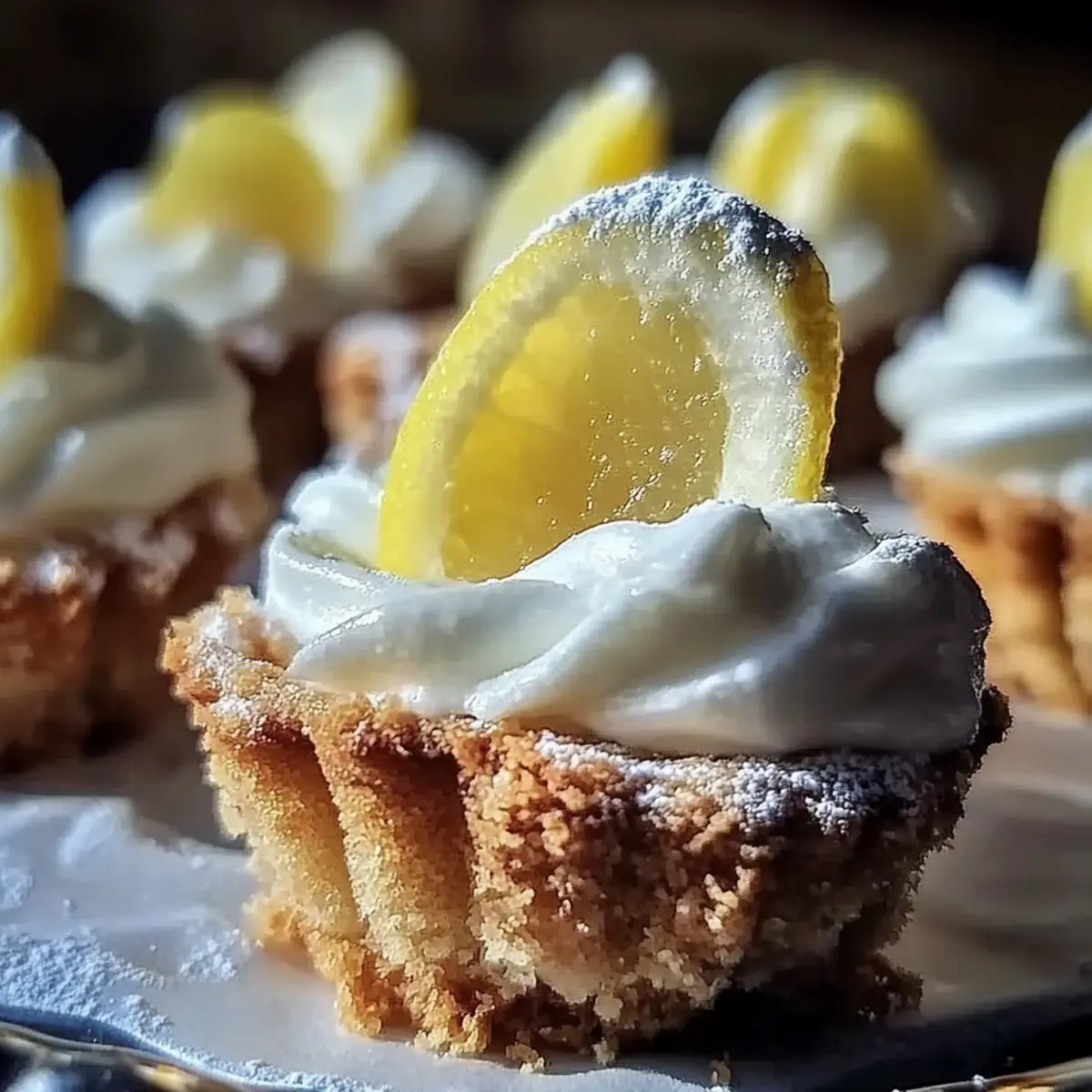 Lemon Cream Pie Cookie Cups