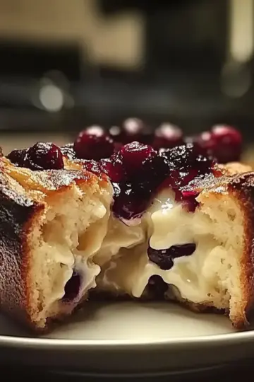 Maple Cranberry Bread Pudding