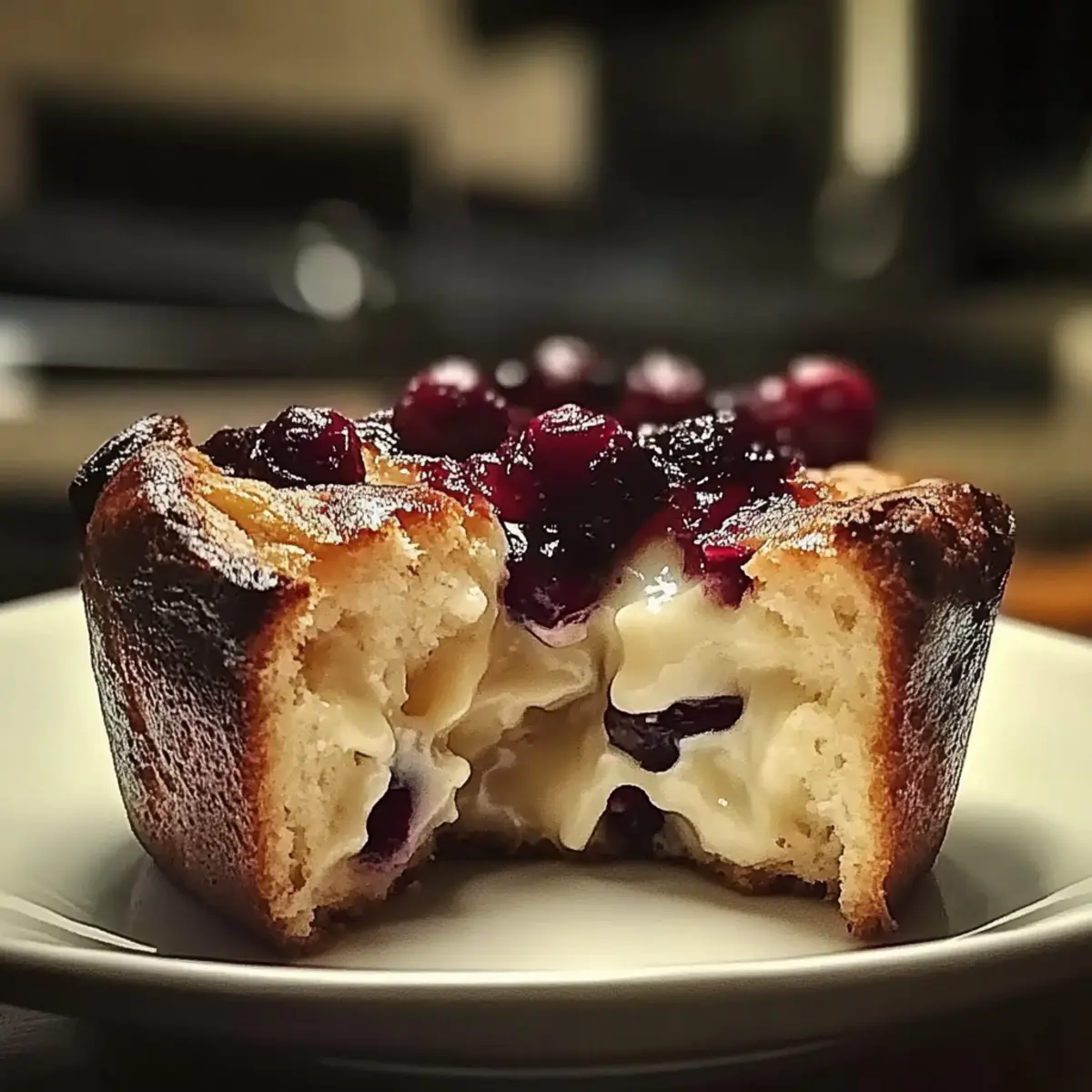 Maple Cranberry Bread Pudding