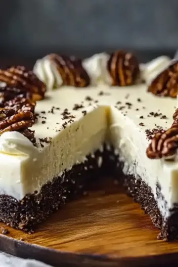 No-Bake Keto Pecan Cream Pie