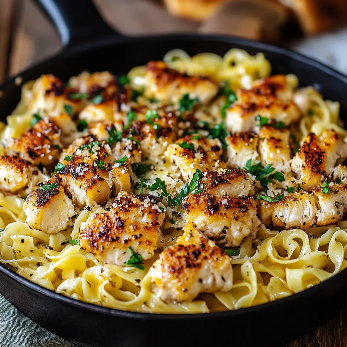 One-Pan Chicken with Buttered Noodles