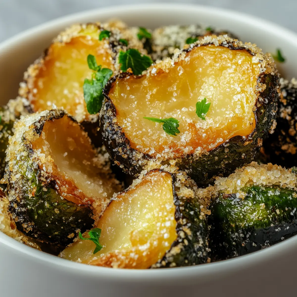 Parmesan Roasted Brussels Sprouts