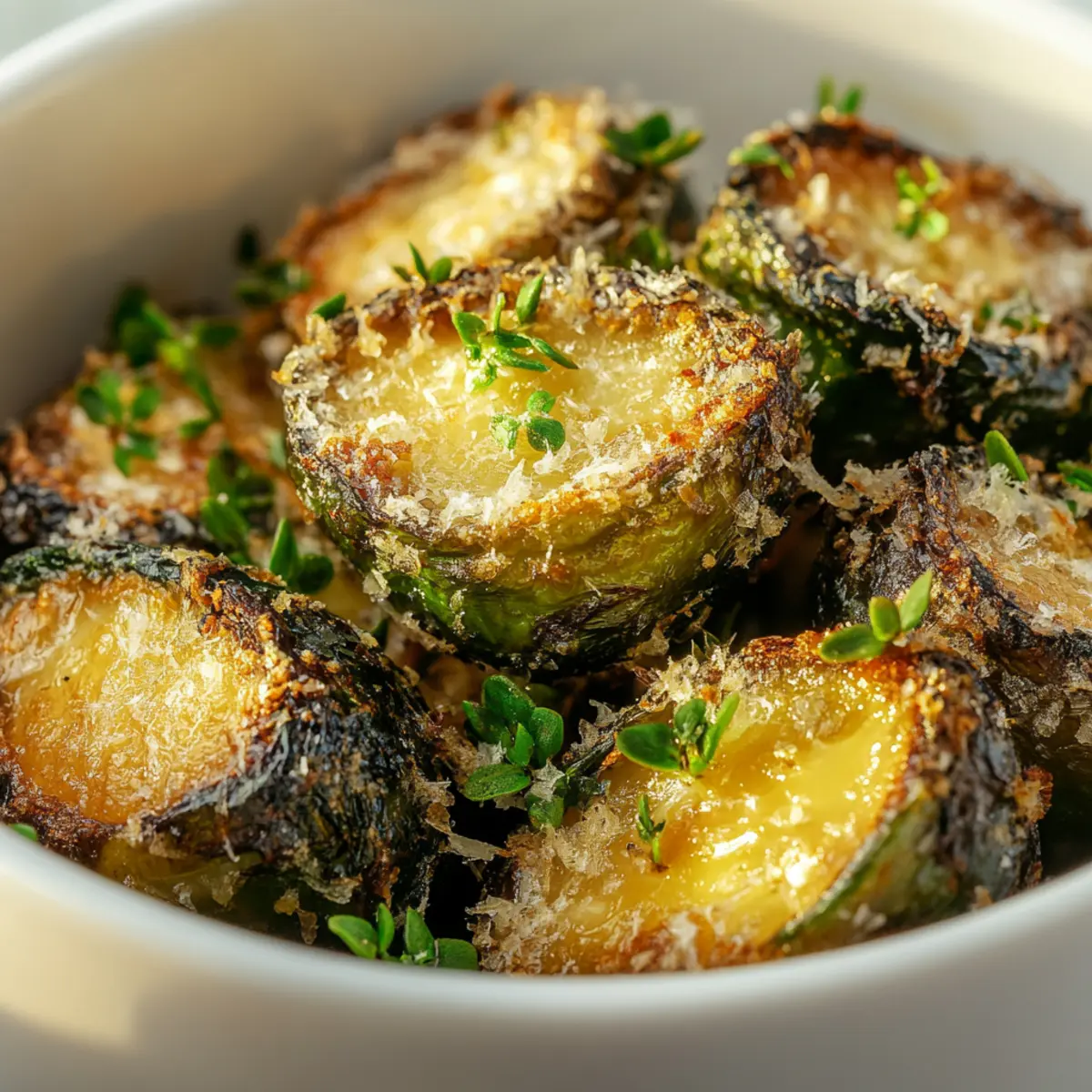 Parmesan Roasted Brussels Sprouts