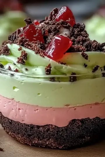 Peppermint Cheesecake Mousse Cups