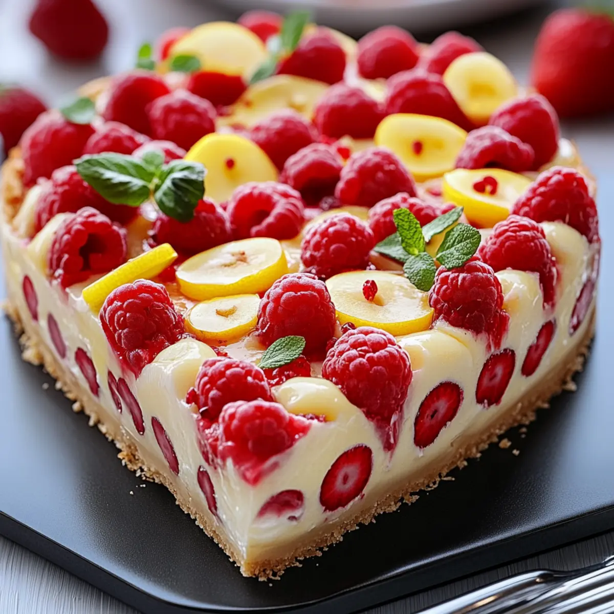 Raspberry Lemon Cheesecake