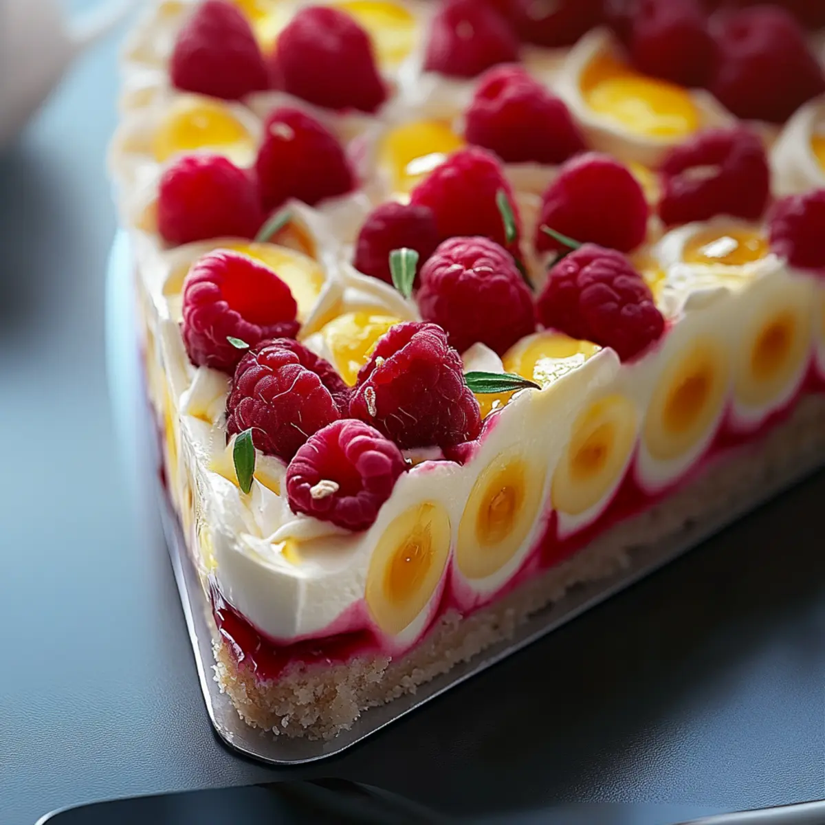 Raspberry Lemon Cheesecake