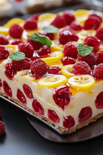 Raspberry Lemon Cheesecake