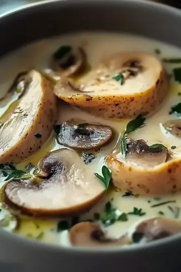 Rotisserie Chicken Mushroom Soup