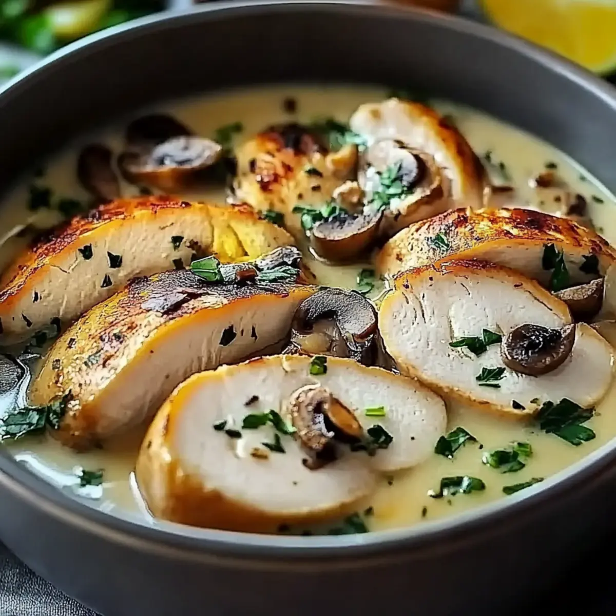 Rotisserie Chicken Mushroom Soup