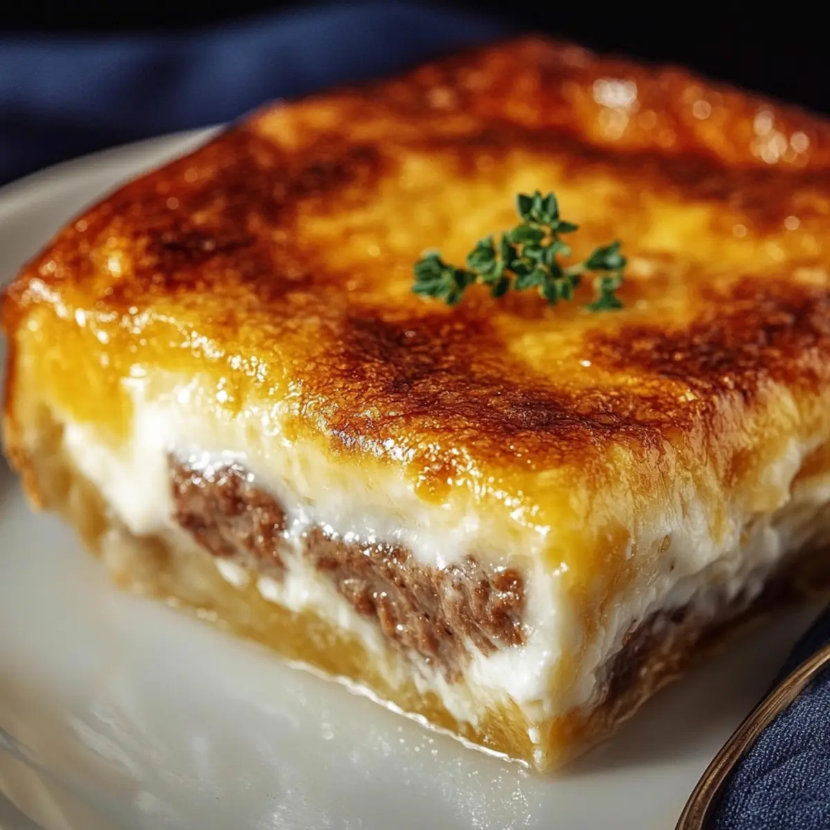 Sausage Egg and Cream Cheese Hashbrown Casserole
