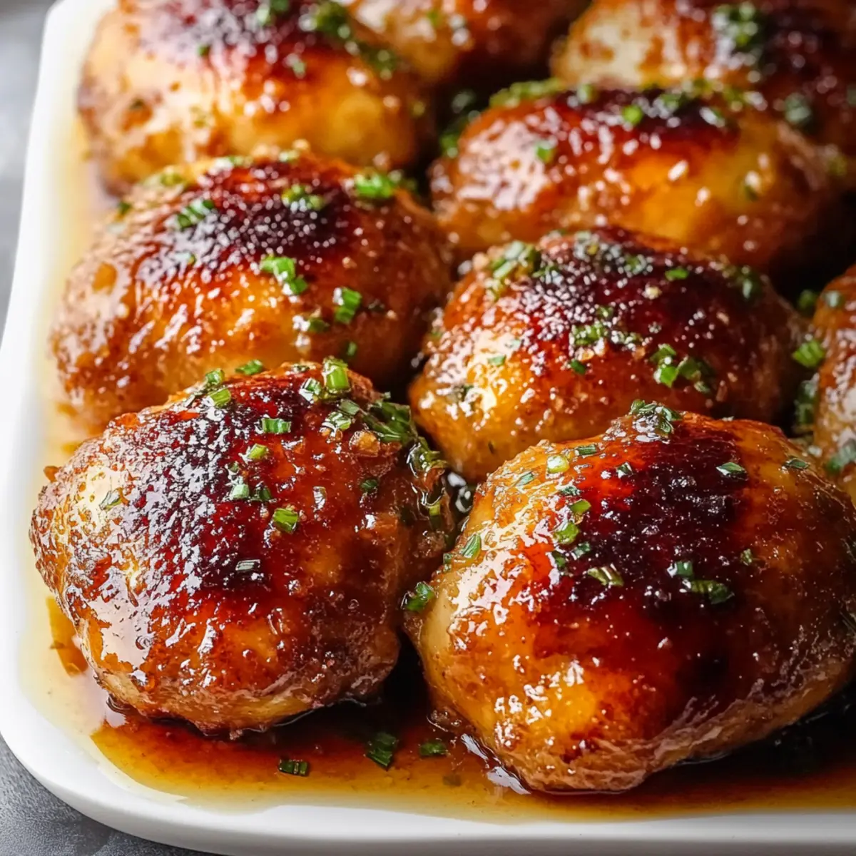 Sheet Pan Maple Glazed Chicken Thighs