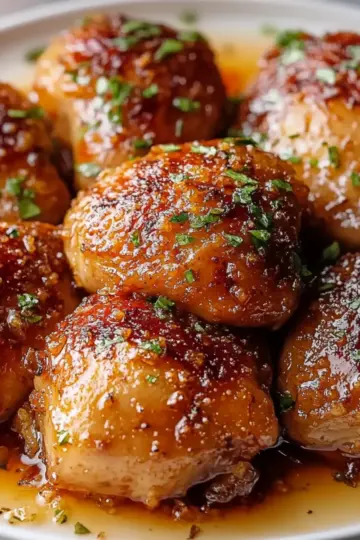 Sheet Pan Maple Glazed Chicken Thighs