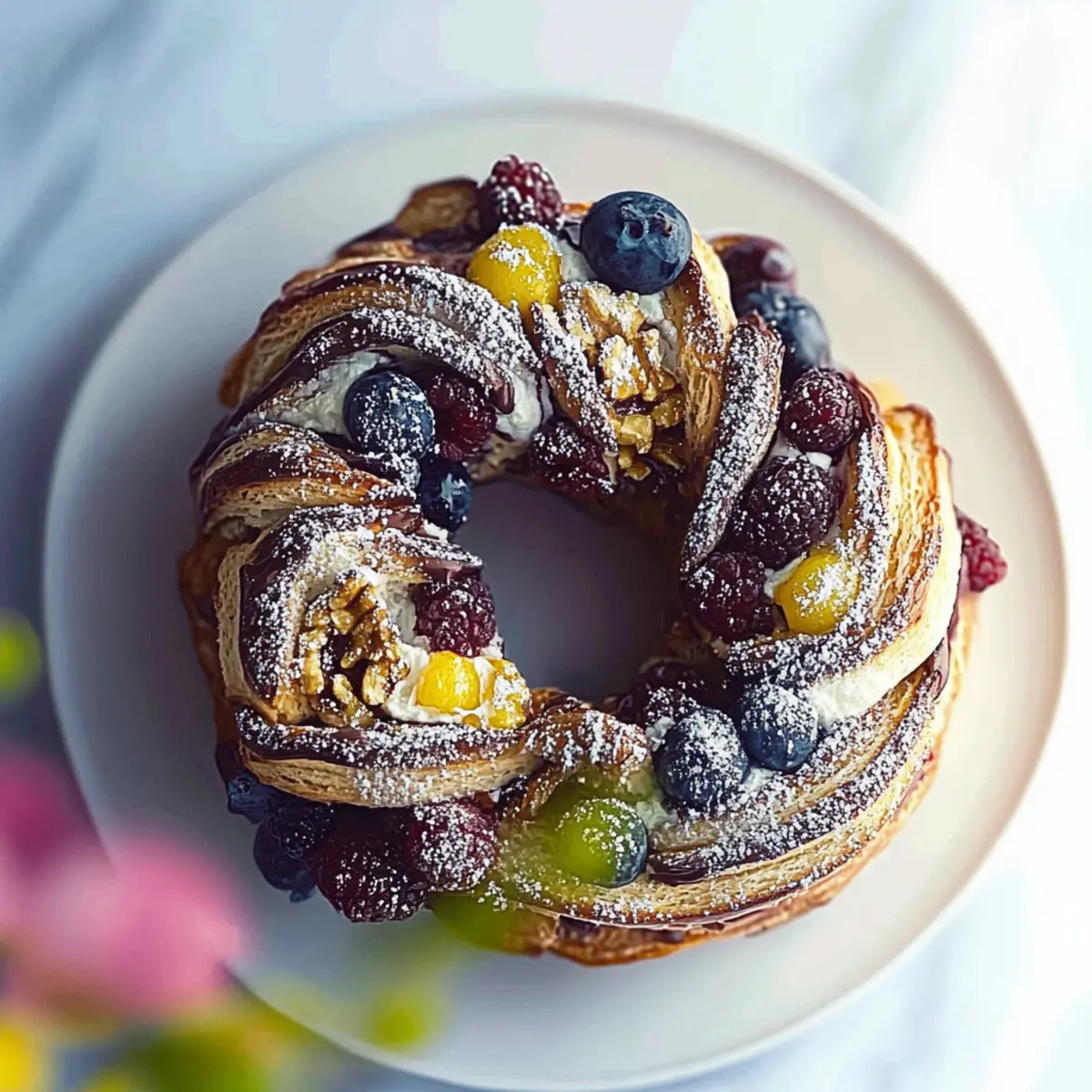 Spiced Fruit Christmas Wreath