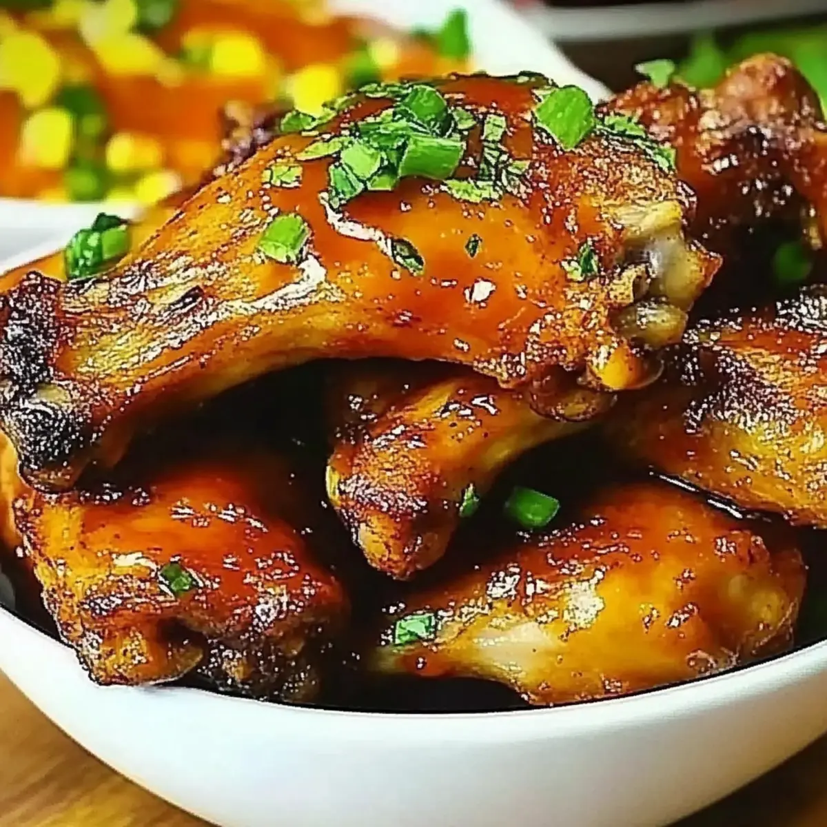Spicy Mango Habanero Chicken Wings