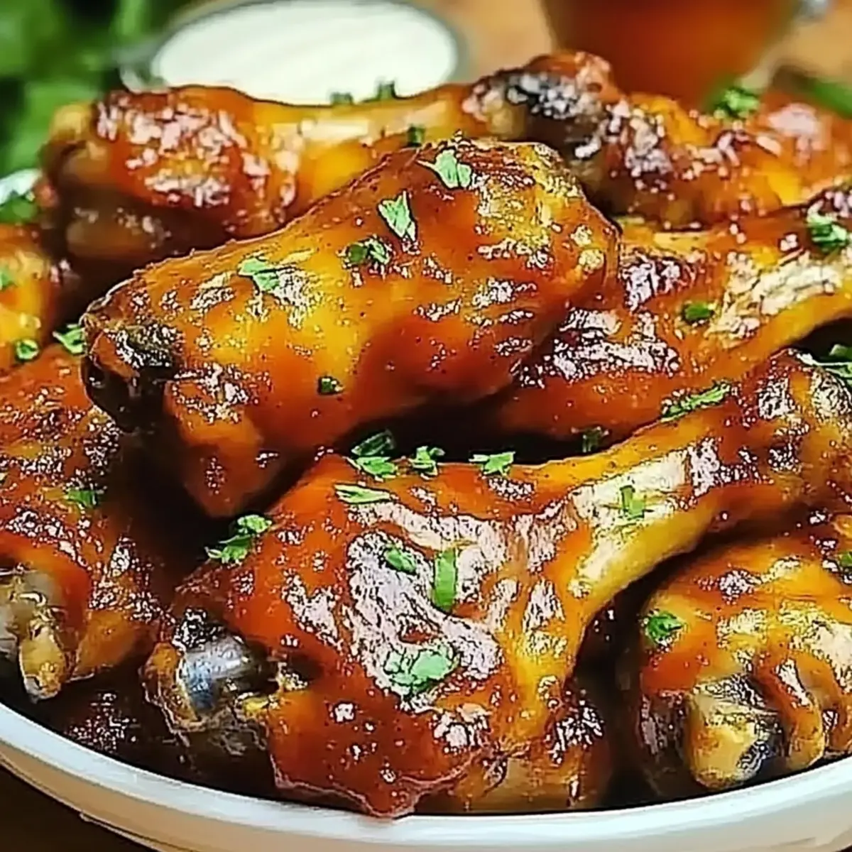 Spicy Mango Habanero Chicken Wings