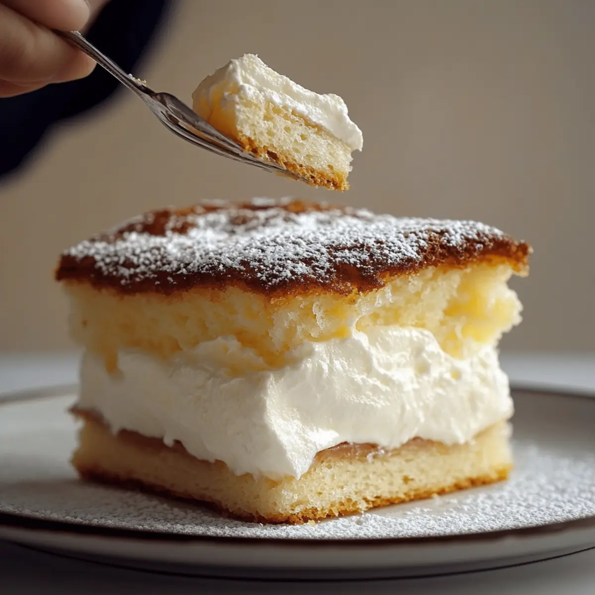 Vanilla Custard Cream Squares