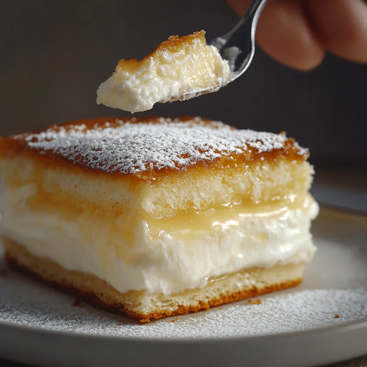 Vanilla Custard Cream Squares