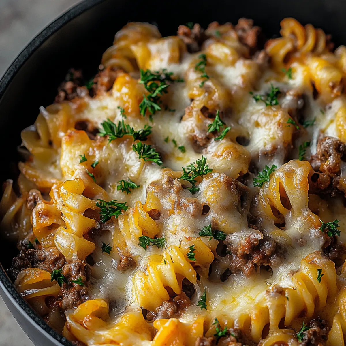 Cheesy Sausage Pasta