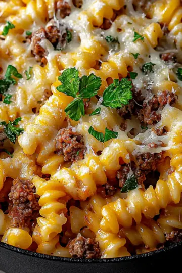 Cheesy Sausage Pasta
