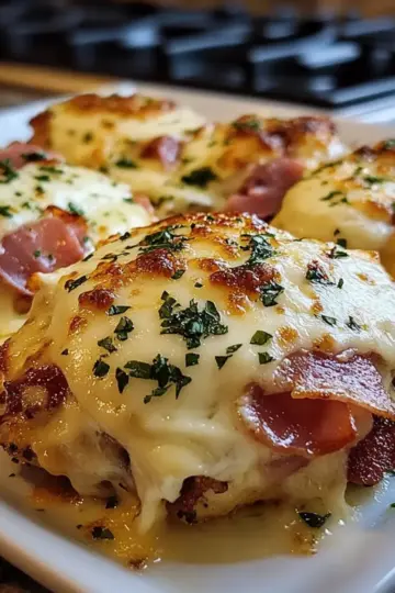 Creamy Chicken Cordon Bleu