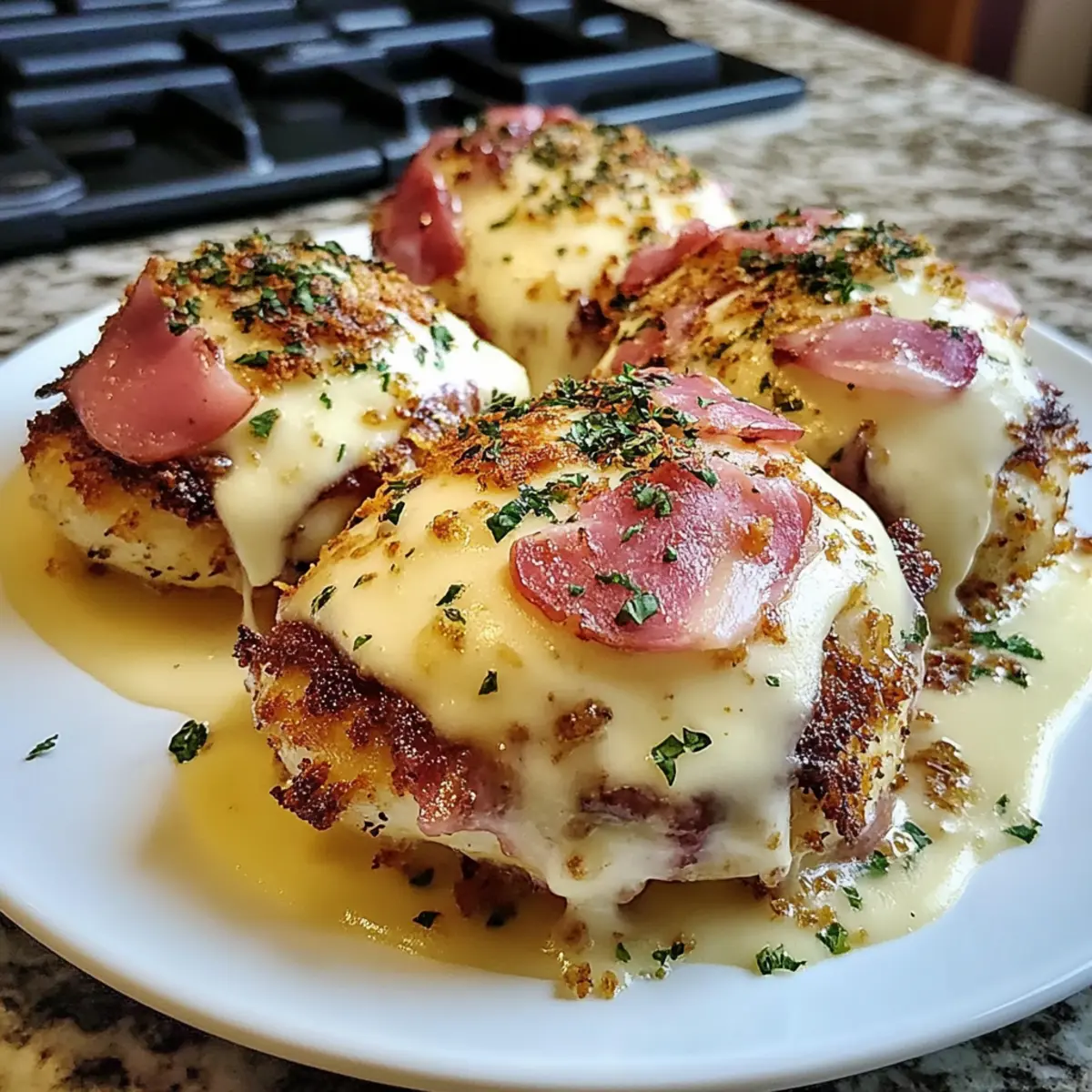 Creamy Chicken Cordon Bleu