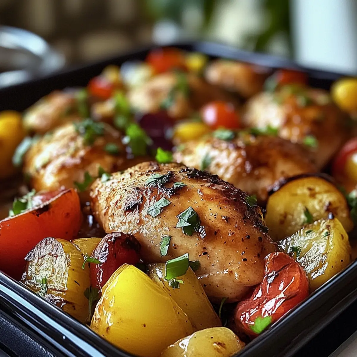 Hawaiian Chicken Sheet Pan Dinner