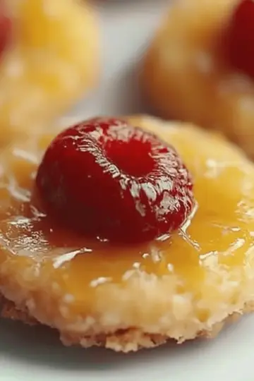 Pineapple Upside Down Sugar Cookies