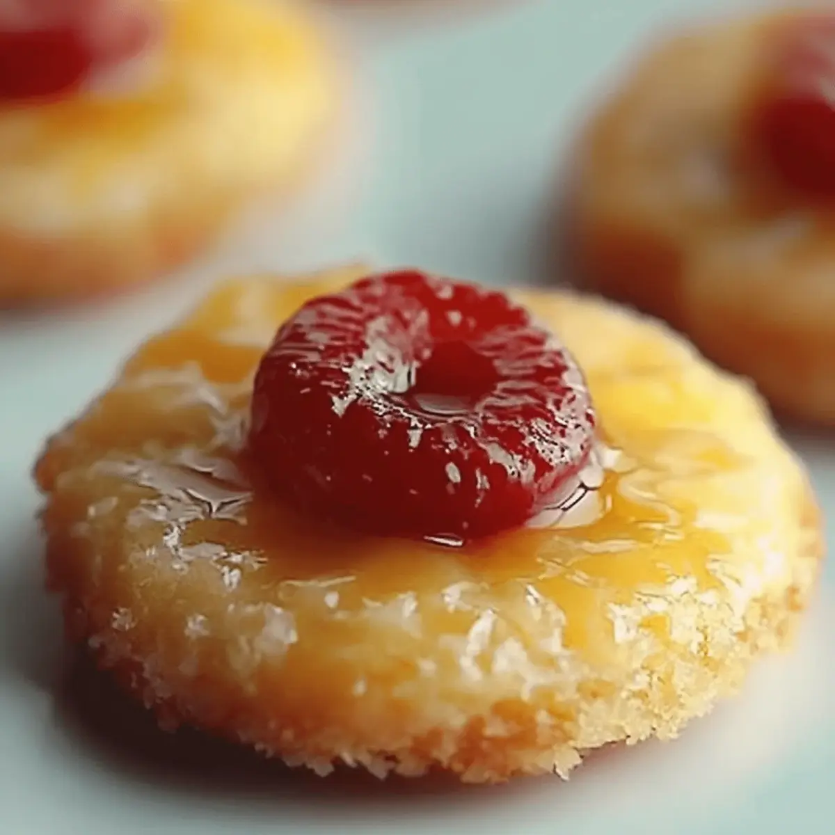 Pineapple Upside Down Sugar Cookies