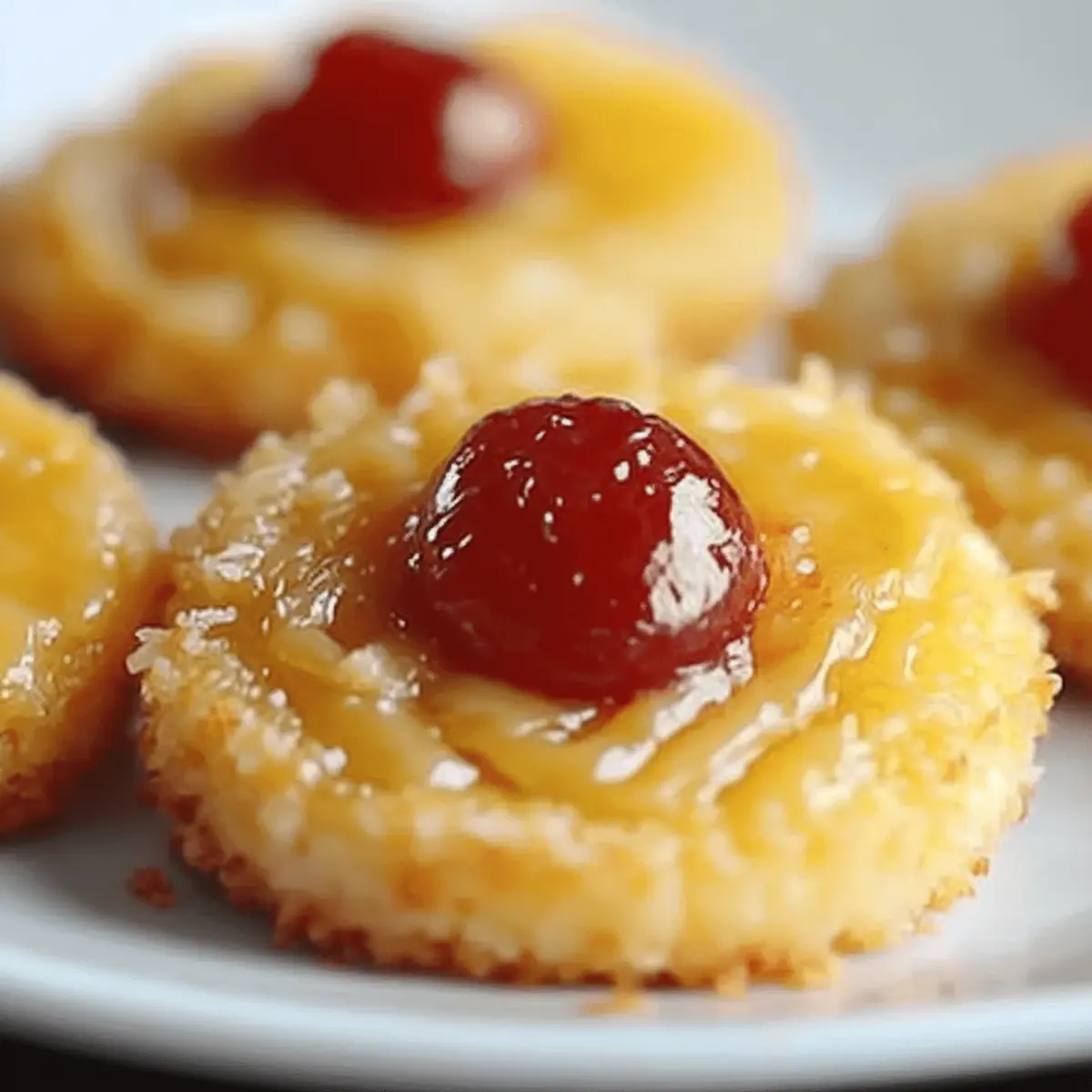 Pineapple Upside Down Sugar Cookies