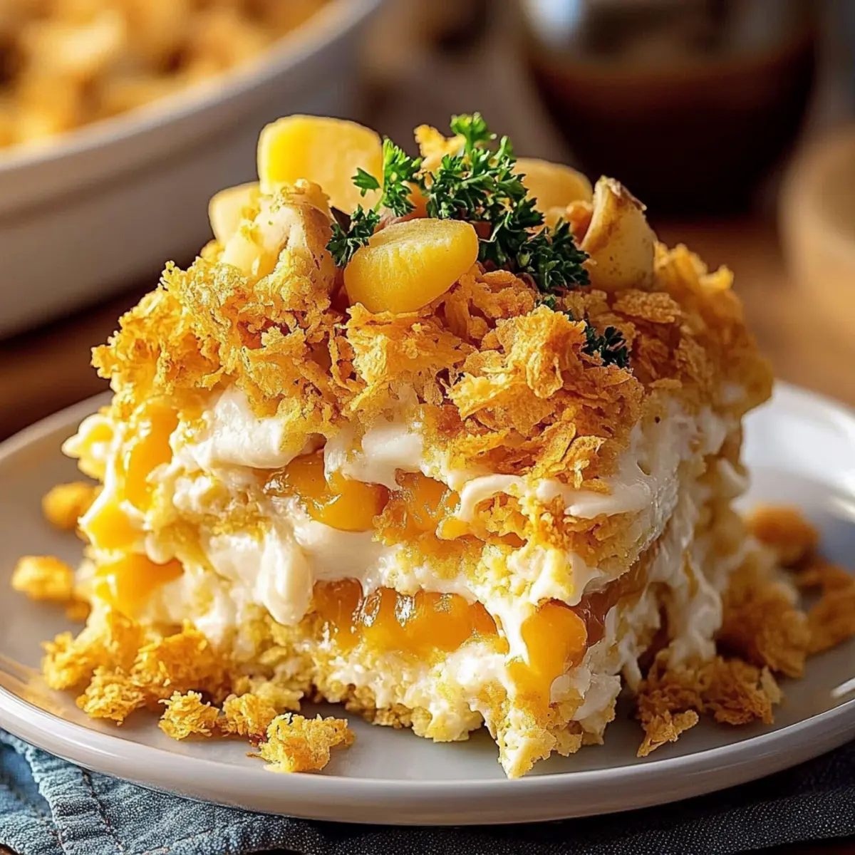 Ritz Cracker Chicken Casserole