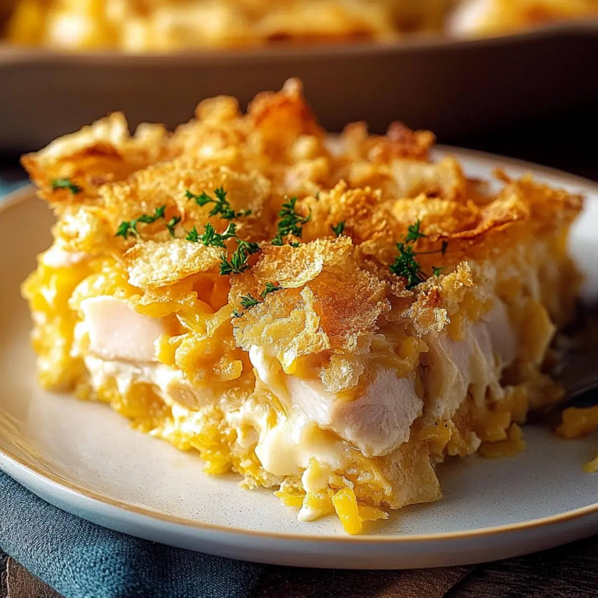 Ritz Cracker Chicken Casserole