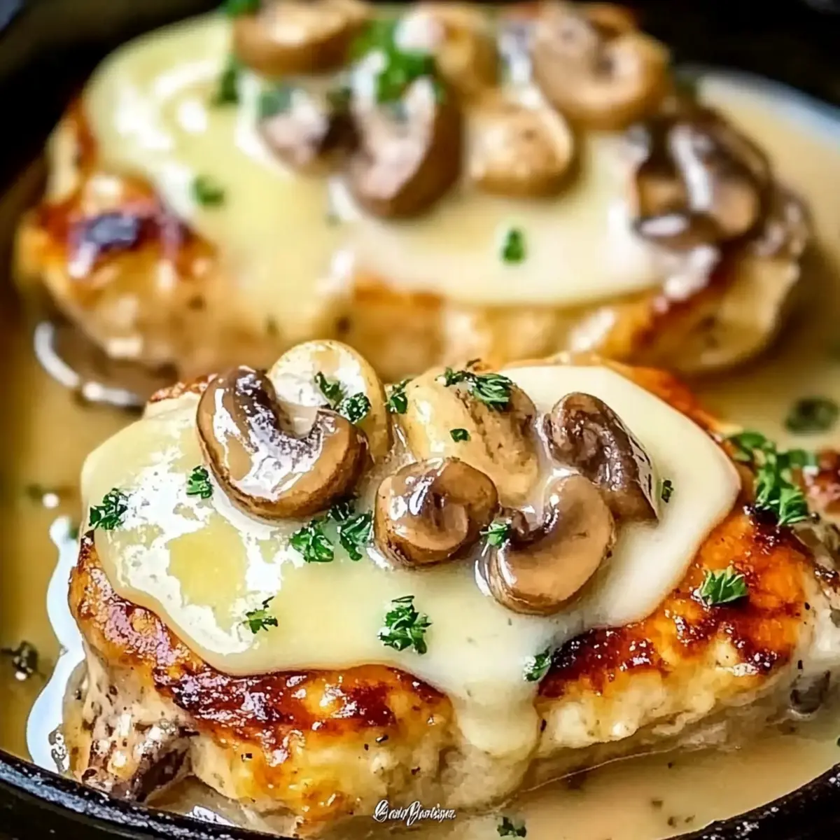 Mushroom White Wine Chicken