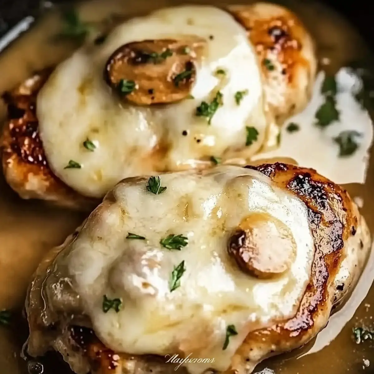 Mushroom White Wine Chicken