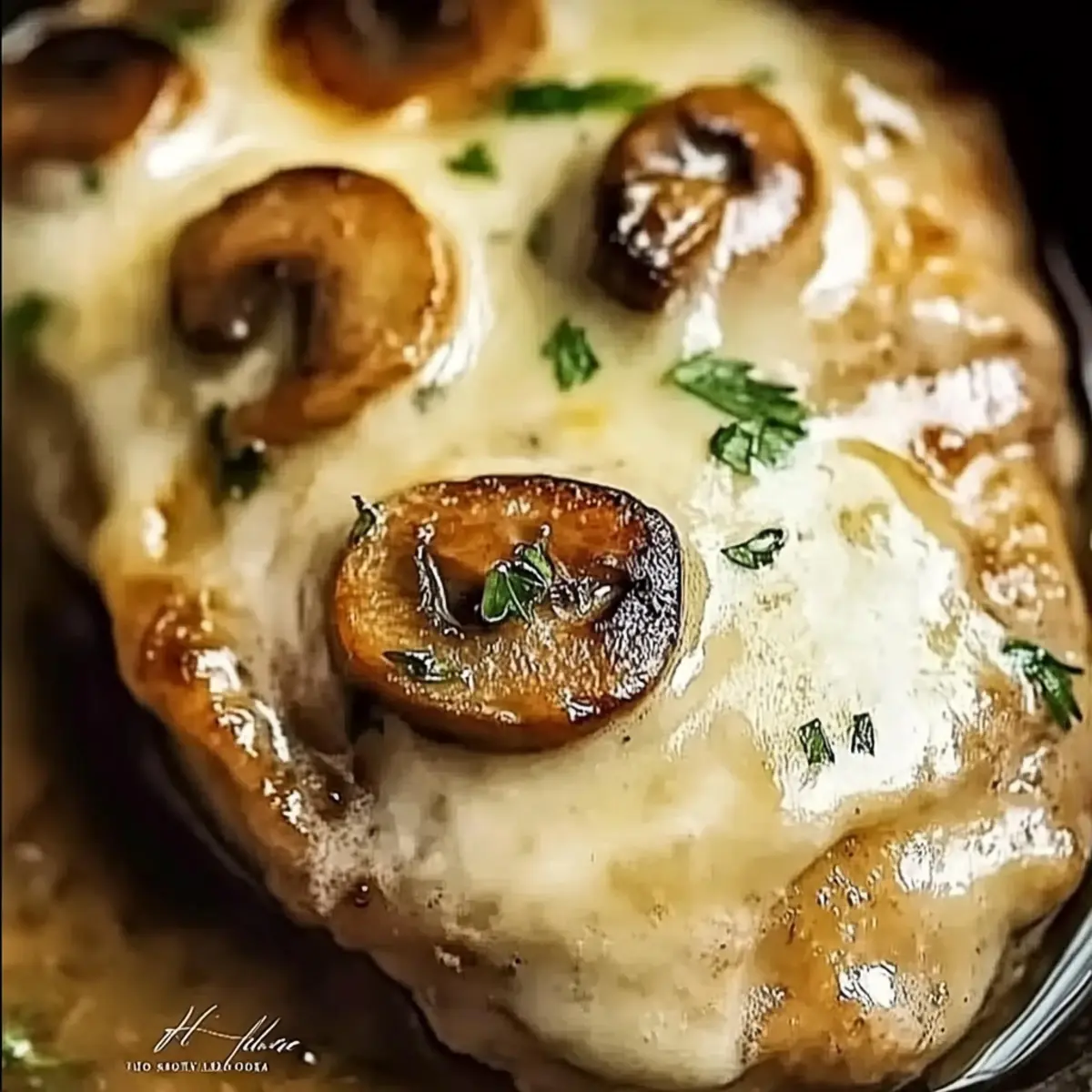 Mushroom White Wine Chicken