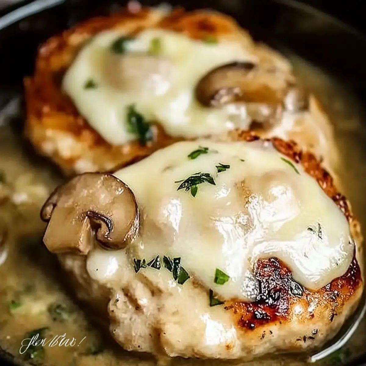 Mushroom White Wine Chicken