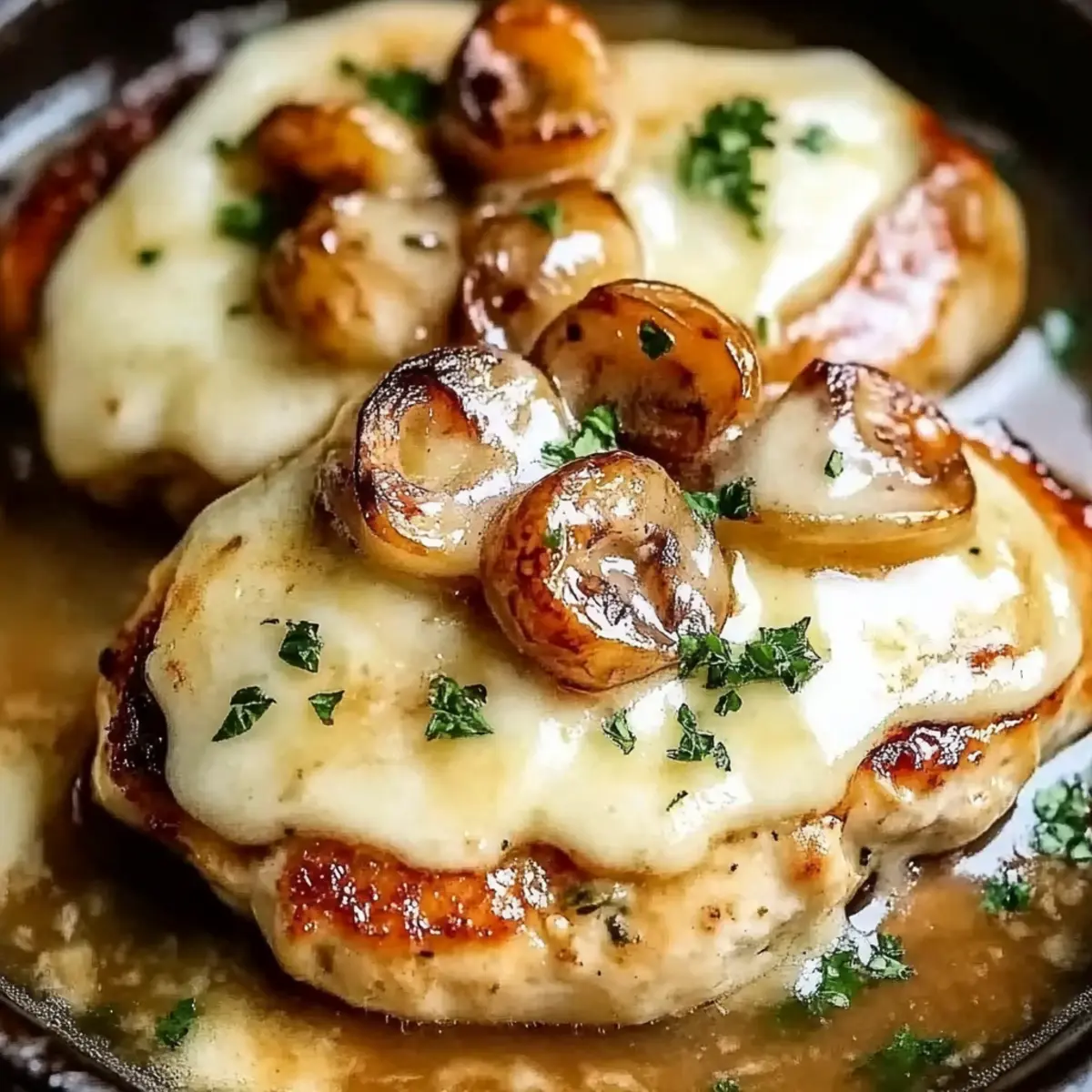 Mushroom White Wine Chicken