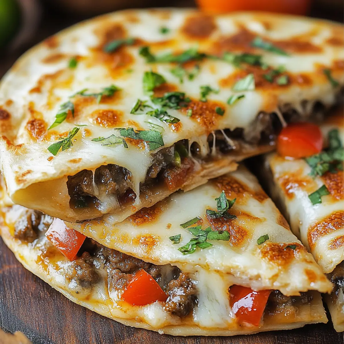 Philly Cheesesteak Quesadillas