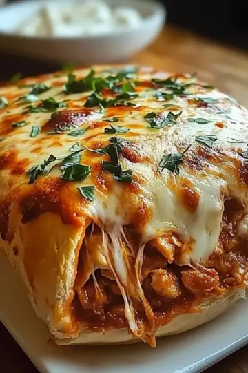 Buffalo Chicken Cheese Bake
