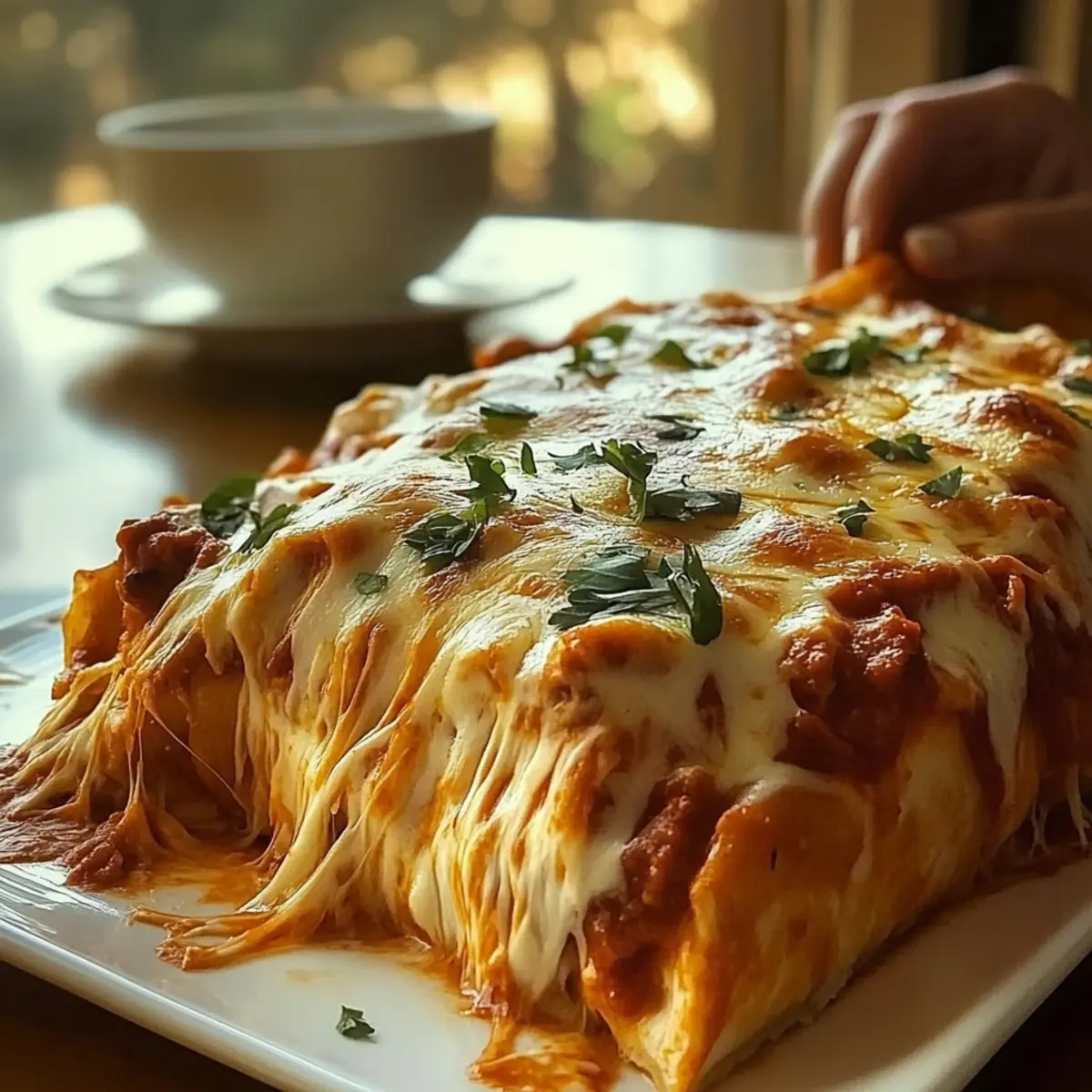 Buffalo Chicken Cheese Bake