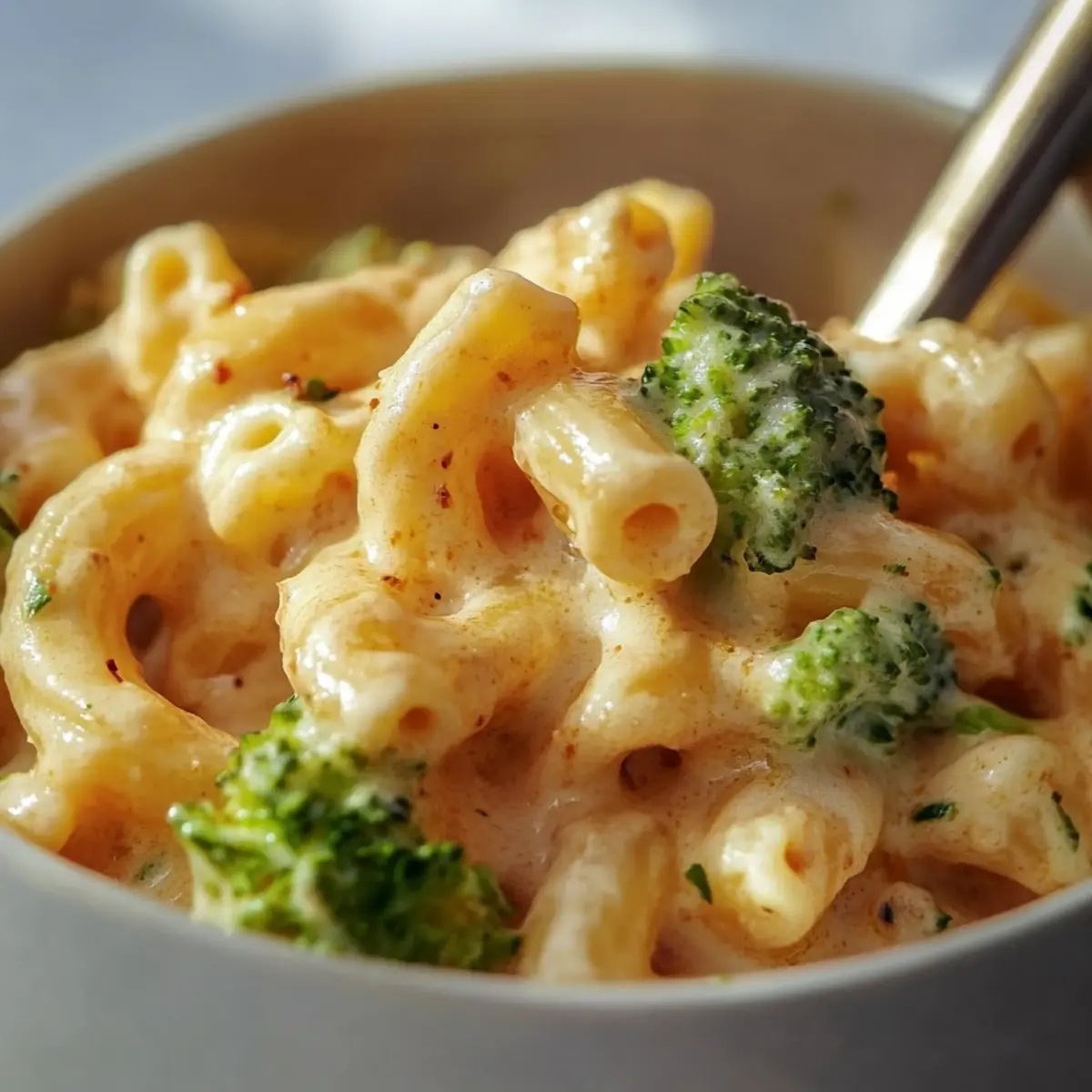 One Pot Healthy Broccoli Mac and Cheese